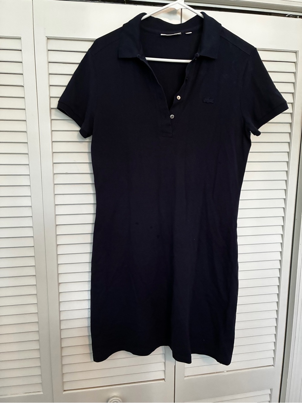 Lacoste Slim Fit Navy Polo Top